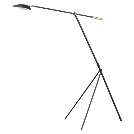 Maxim Scan Led 1-Light Floor Lamp 21694BKSBR